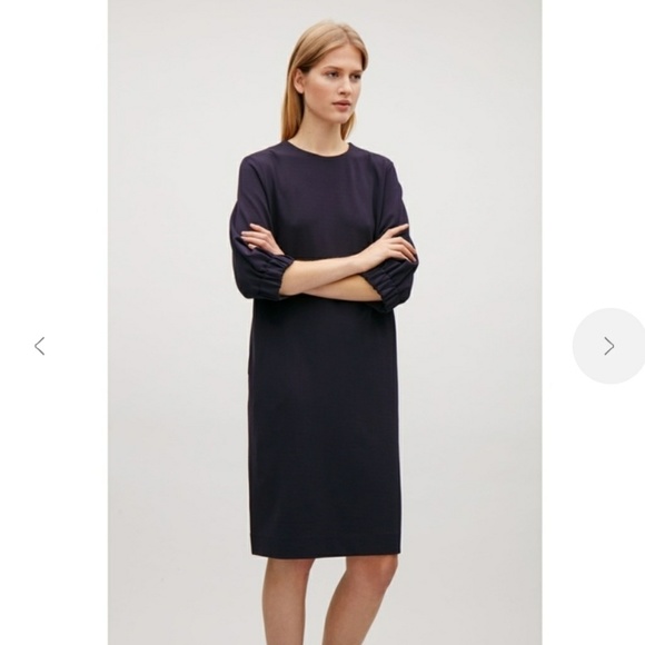 cos dress navy